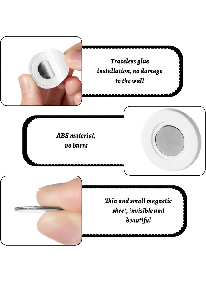 12pcs Magnetic Remote Control Holder Remote Control Holder,Remote Holder,Magnetic Remote Holder,Tv Remote Holder,Remote Holder Wall Mount,For Silicone Remote Holder Wall Mount, Tv & Tool Holder - Image 3